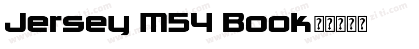 Jersey M54 Book字体转换